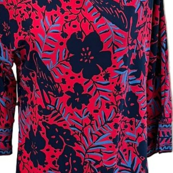 NWT Lilly Pulitzer ChillyLilly Braedyn Ruby Red Heron My Own Dress Size Medium - Picture 3 of 3
